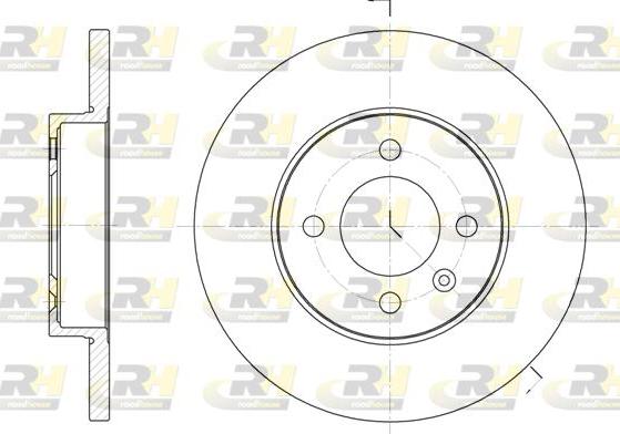 Roadhouse 6172.00 - Спирачен диск vvparts.bg