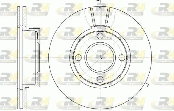 Roadhouse 6177.10 - Спирачен диск vvparts.bg