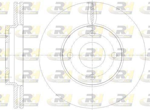 Roadhouse 61778.10 - Спирачен диск vvparts.bg