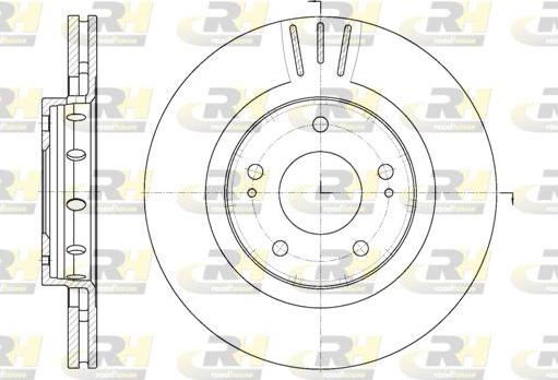 Roadhouse 6896.10 - Спирачен диск vvparts.bg