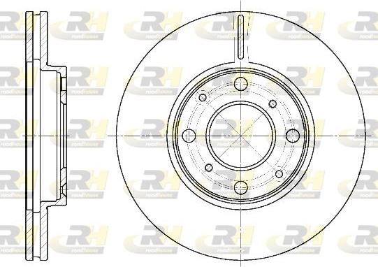 Roadhouse 6844.10 - Спирачен диск vvparts.bg