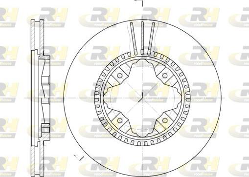 Roadhouse 6845.10 - Спирачен диск vvparts.bg