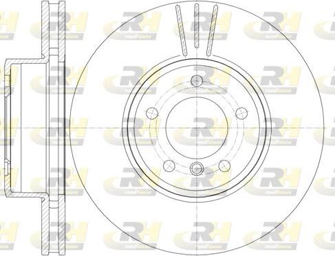 Roadhouse 6853.10 - Спирачен диск vvparts.bg