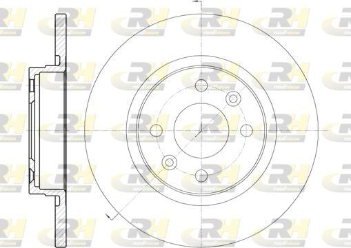 Roadhouse 6809.00 - Спирачен диск vvparts.bg