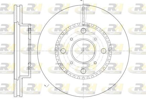 Roadhouse 6804.10 - Спирачен диск vvparts.bg