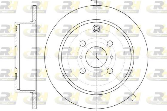 Roadhouse 6805.00 - Спирачен диск vvparts.bg