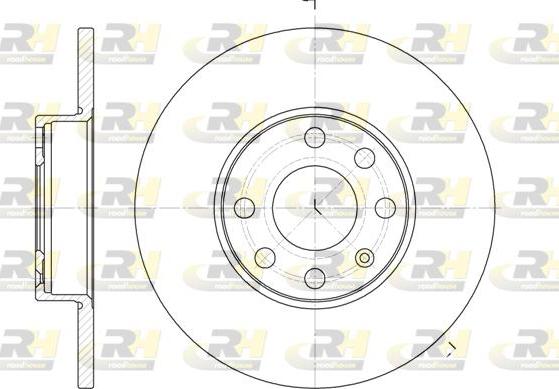 Roadhouse 6800.00 - Спирачен диск vvparts.bg