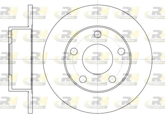 Roadhouse 6803.00 - Спирачен диск vvparts.bg