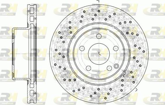 Roadhouse 6817.10 - Спирачен диск vvparts.bg