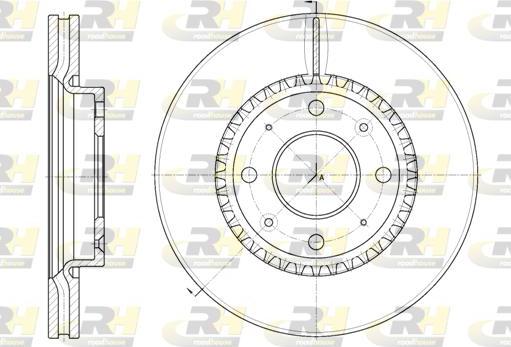 Roadhouse 6889.10 - Спирачен диск vvparts.bg