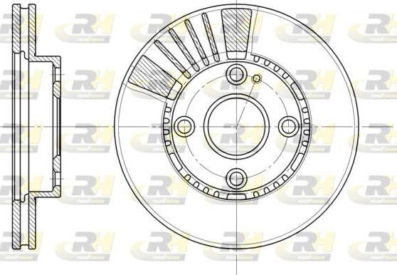 Roadhouse 6834.10 - Спирачен диск vvparts.bg