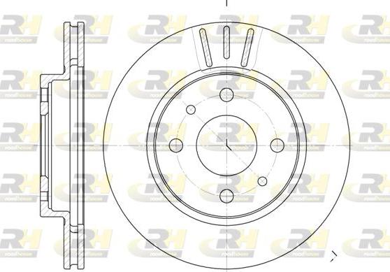 Roadhouse 6829.10 - Спирачен диск vvparts.bg