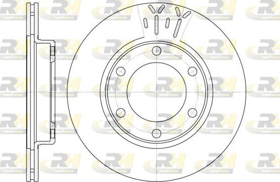 Roadhouse 6824.10 - Спирачен диск vvparts.bg