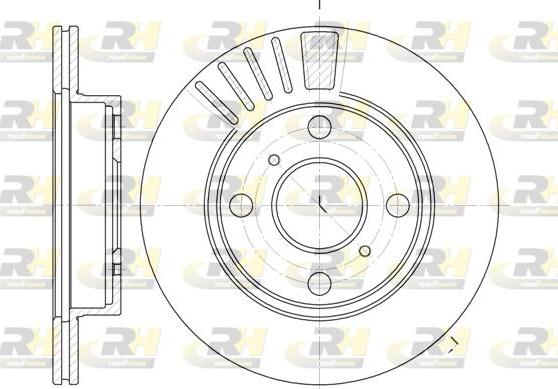 Roadhouse 6825.10 - Спирачен диск vvparts.bg