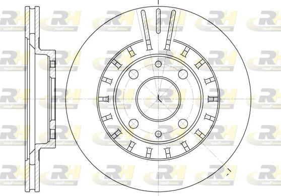 Roadhouse 6828.10 - Спирачен диск vvparts.bg