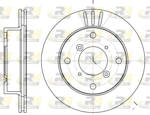 Roadhouse 6399.10 - Спирачен диск vvparts.bg