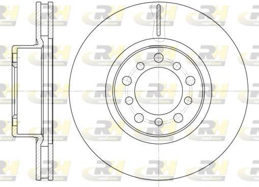 Roadhouse 6345.10 - Спирачен диск vvparts.bg