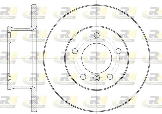 Roadhouse 6350.00 - Спирачен диск vvparts.bg