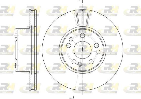 Roadhouse 6351.10 - Спирачен диск vvparts.bg