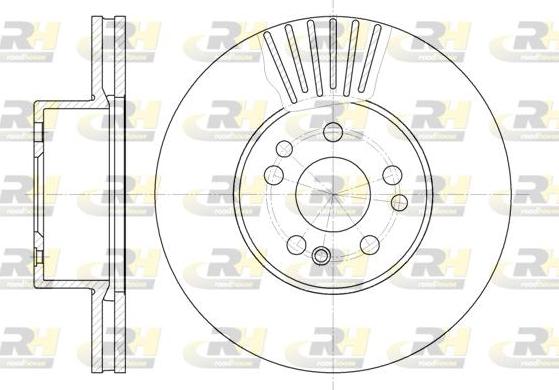 Roadhouse 6353.10 - Спирачен диск vvparts.bg