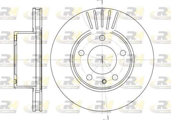 Roadhouse 6357.10 - Спирачен диск vvparts.bg