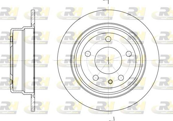 Roadhouse 6309.00 - Спирачен диск vvparts.bg