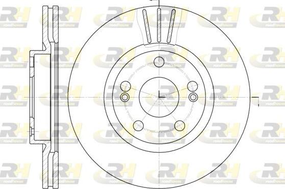 Roadhouse 6301.10 - Спирачен диск vvparts.bg