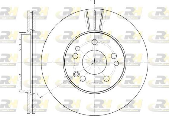 Roadhouse 6314.10 - Спирачен диск vvparts.bg