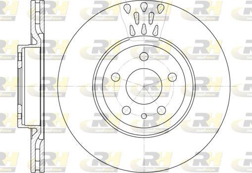 Roadhouse 6316.10 - Спирачен диск vvparts.bg