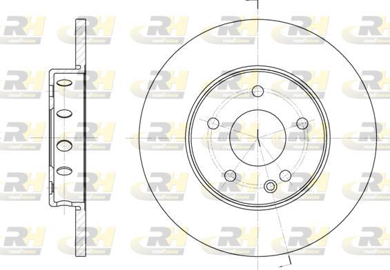 Roadhouse 6310.00 - Спирачен диск vvparts.bg