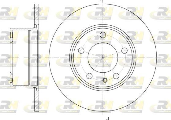 Roadhouse 6312.00 - Спирачен диск vvparts.bg