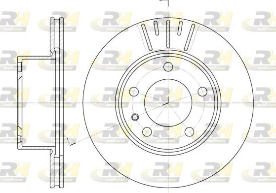 Roadhouse 6317.10 - Спирачен диск vvparts.bg