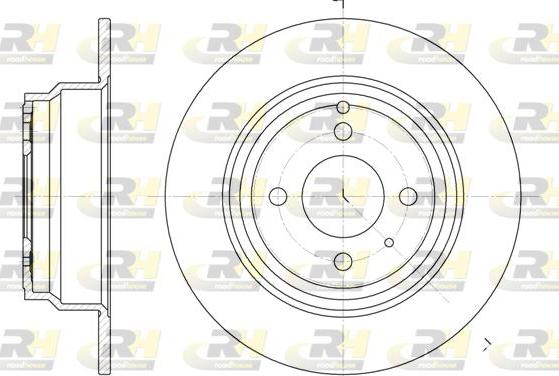 Roadhouse 6335.00 - Спирачен диск vvparts.bg