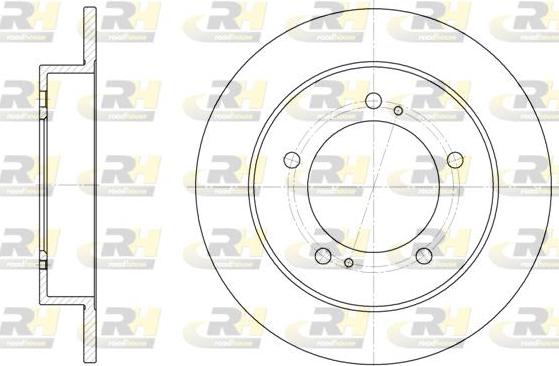 Roadhouse 6331.00 - Спирачен диск vvparts.bg