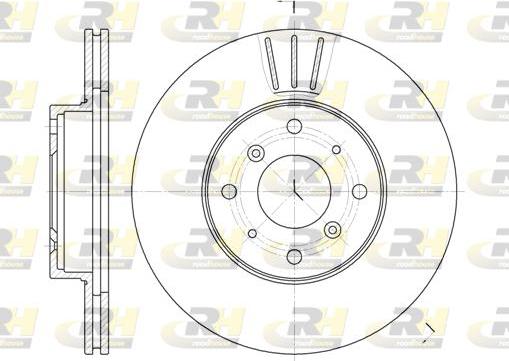 Roadhouse 6322.10 - Спирачен диск vvparts.bg