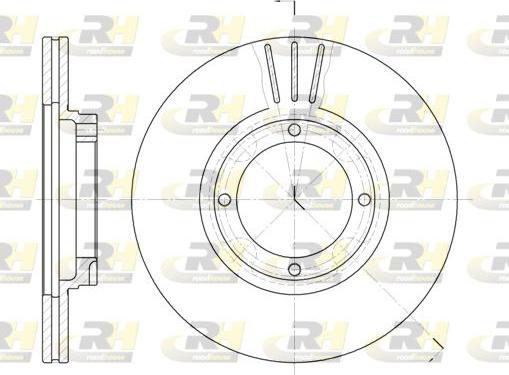 Roadhouse 6374.10 - Спирачен диск vvparts.bg