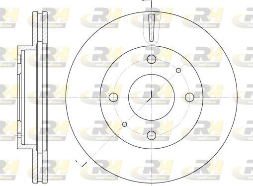 Roadhouse 6376.10 - Спирачен диск vvparts.bg