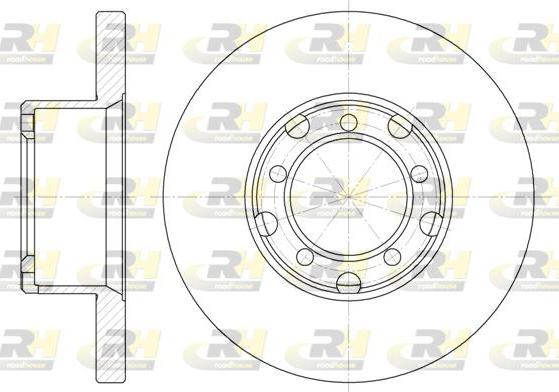 Roadhouse 6296.00 - Спирачен диск vvparts.bg