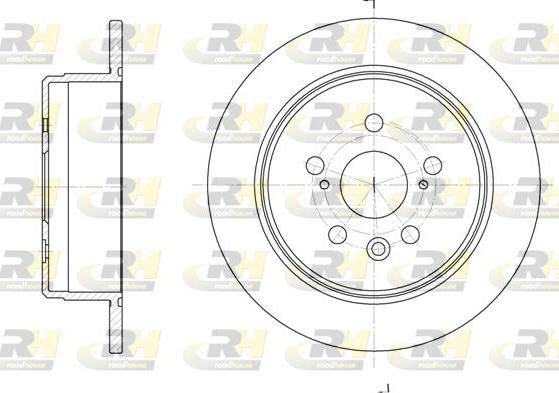 Roadhouse 6245.00 - Спирачен диск vvparts.bg