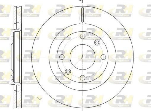 Roadhouse 6240.10 - Спирачен диск vvparts.bg