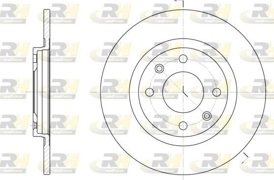 Roadhouse 6241.01 - Спирачен диск vvparts.bg