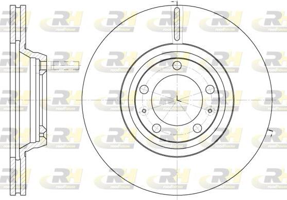 Roadhouse 6247.10 - Спирачен диск vvparts.bg