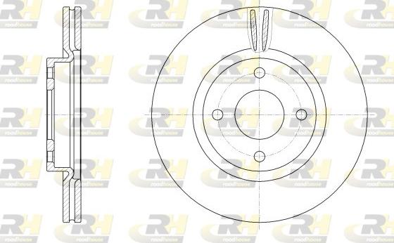 Roadhouse 62555.10 - Спирачен диск vvparts.bg