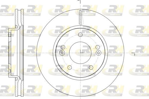 Roadhouse 62523.10 - Спирачен диск vvparts.bg