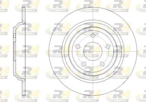 Roadhouse 62095.00 - Спирачен диск vvparts.bg