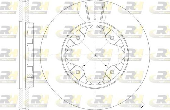 Roadhouse 6205.10 - Спирачен диск vvparts.bg