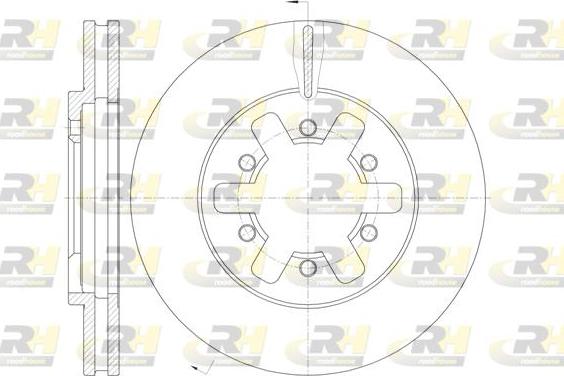 Roadhouse 62089.10 - Спирачен диск vvparts.bg