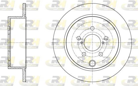 Roadhouse 62034.00 - Спирачен диск vvparts.bg