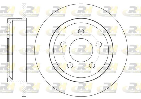 Roadhouse 62029.00 - Спирачен диск vvparts.bg