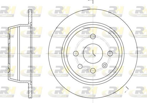 Roadhouse 6207.00 - Спирачен диск vvparts.bg